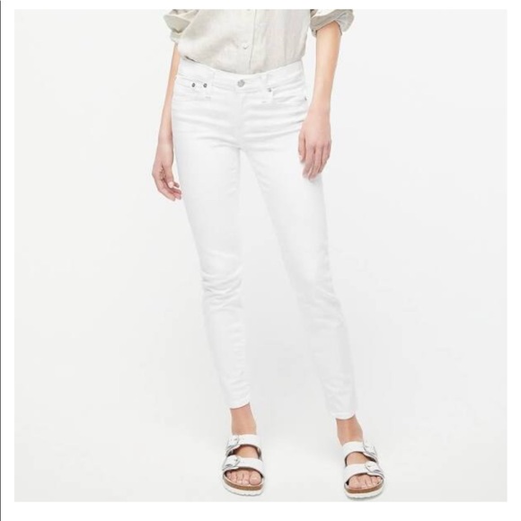 J. Crew Denim - J.Crew White Toothpick Skinny Jeans size 27